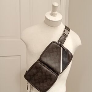 Men's Brown Crossbody Bag